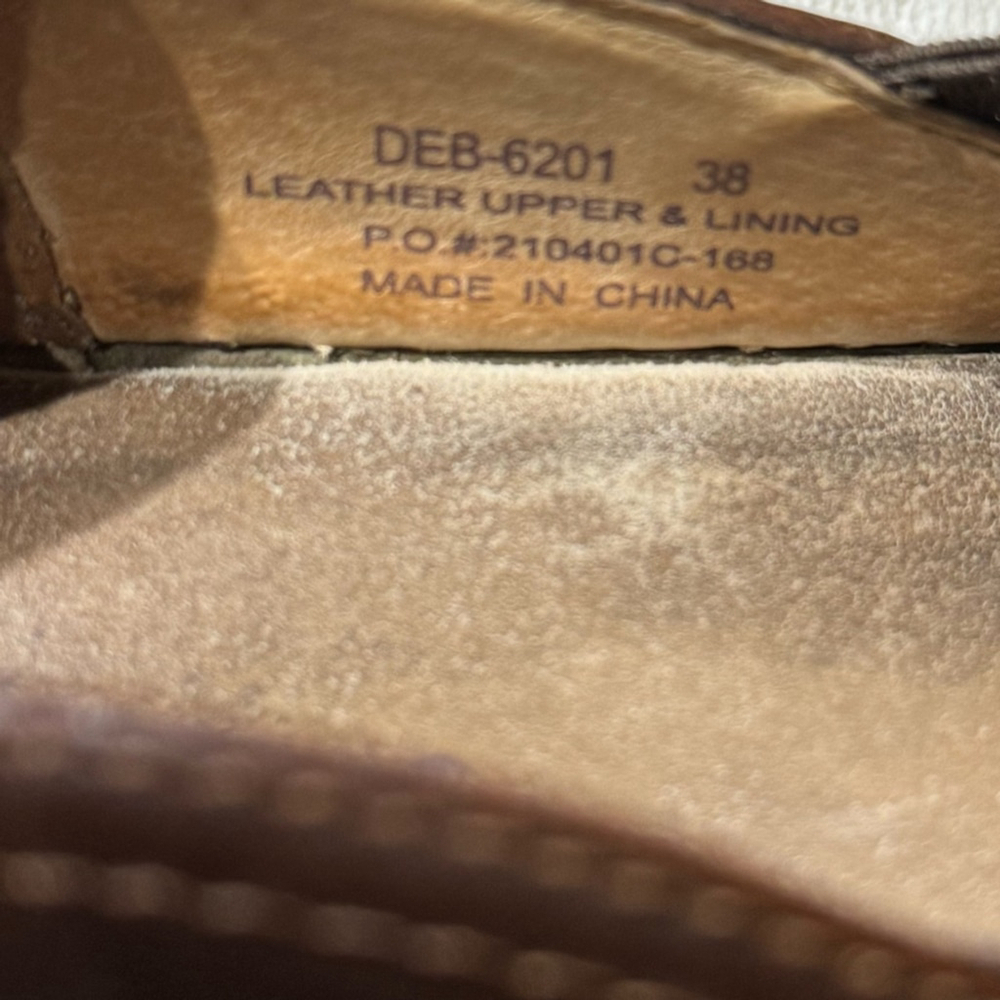 Algeria Debra Leather Comfort Shoes - Picture 7 of 7